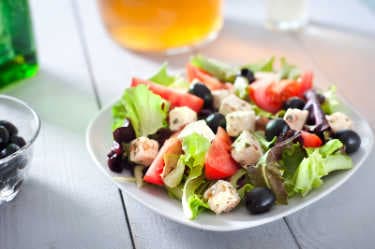 Greek green salad