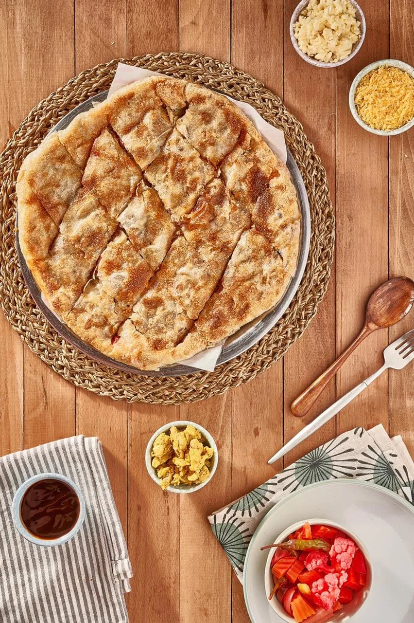 فطيرة فراخ باربيكيو رول