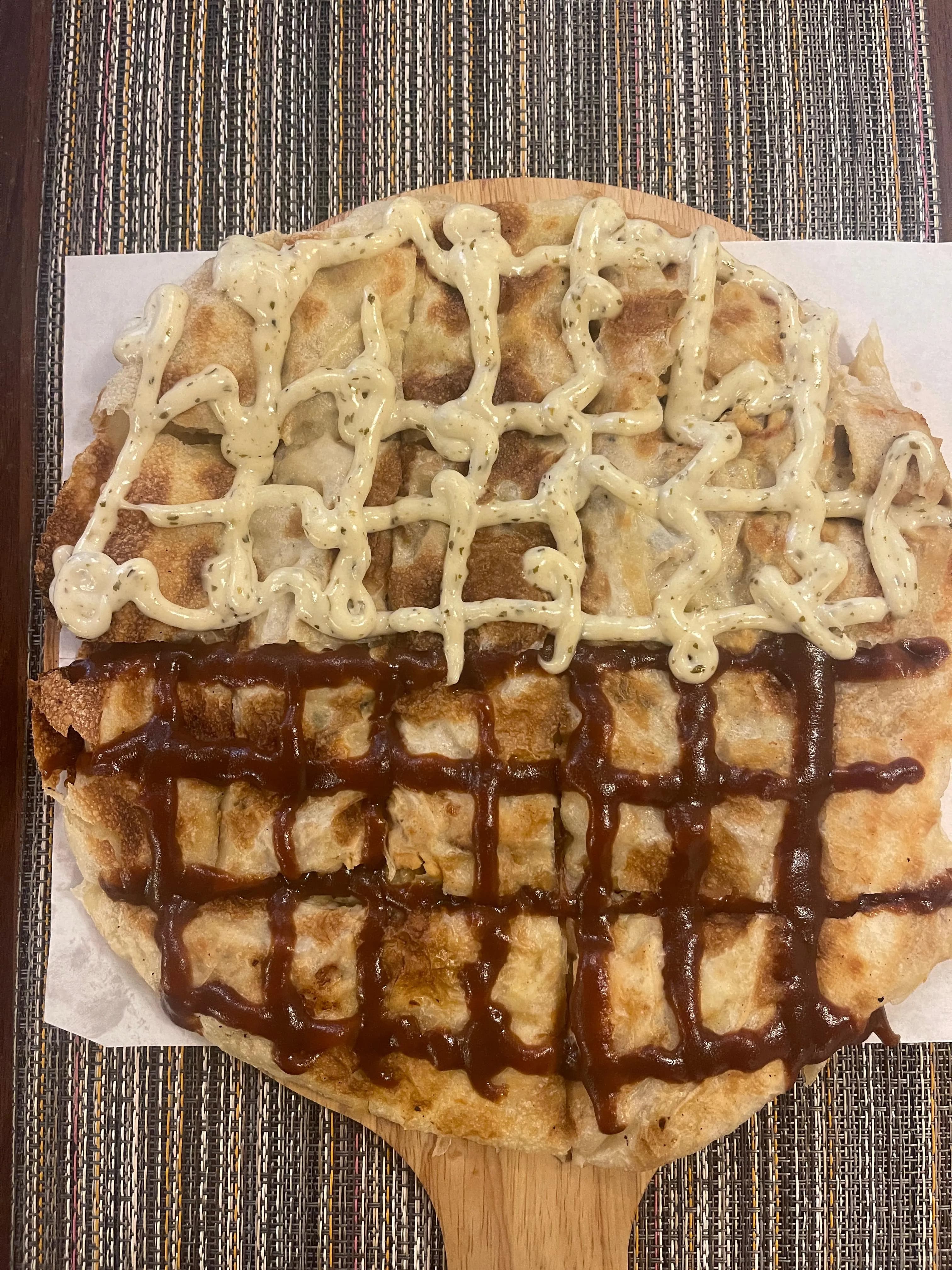 فطيرة فراخ نص ونص رانش و باربيكيو
