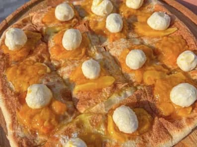Mango Pie With Cream