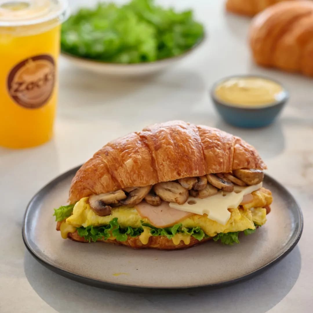 Deluxe Omelette Croissant