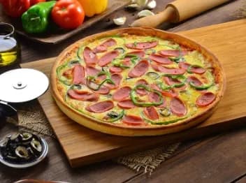 Hot Dog Pizza Large