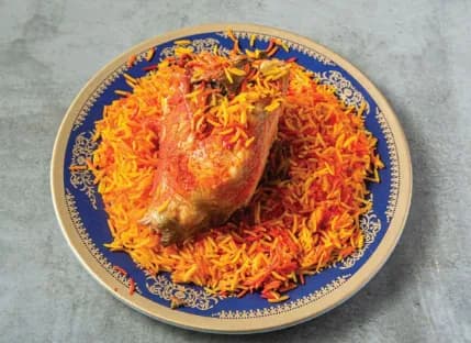 1/4 فرخة مندي + أرز + سلطة
