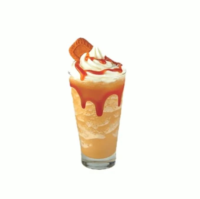 Lotus Caramel Latte Frappe