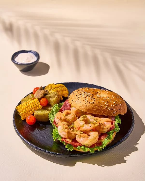 Surf & Turf Bagel 
