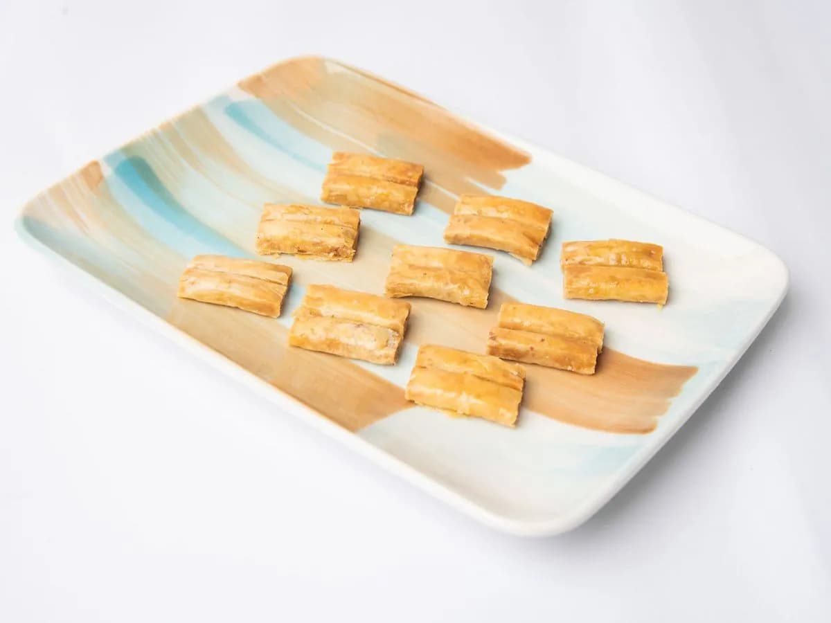 Pistachio Fingers Baklava