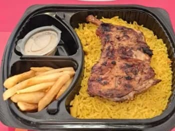 Grilled Quarter Chicken Meal