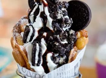 Large Choco Bubble Waffle
