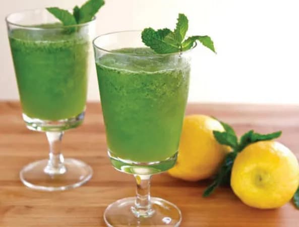 Fresh Lemon Mint Juice