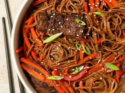 Korean Beef Bulgogi Noodles