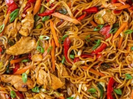 Chicken Sweet And Sour Noodles