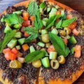 Green Thyme Manoushe  