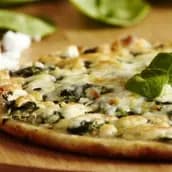 Fried Spinach And Cheese Manoushe 