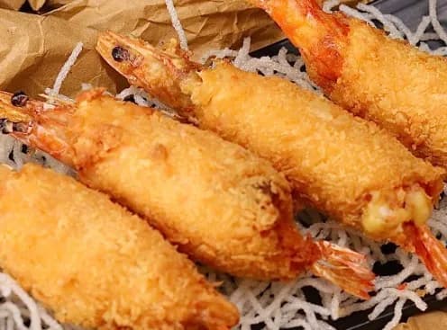 Fried Shrimp And Salmon