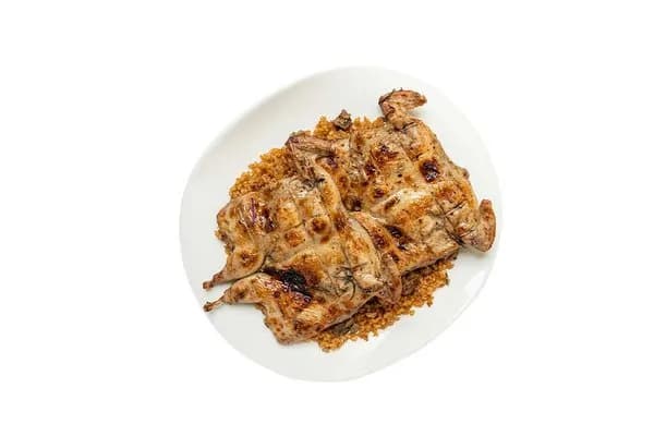 Grilled Quail on Charcoal