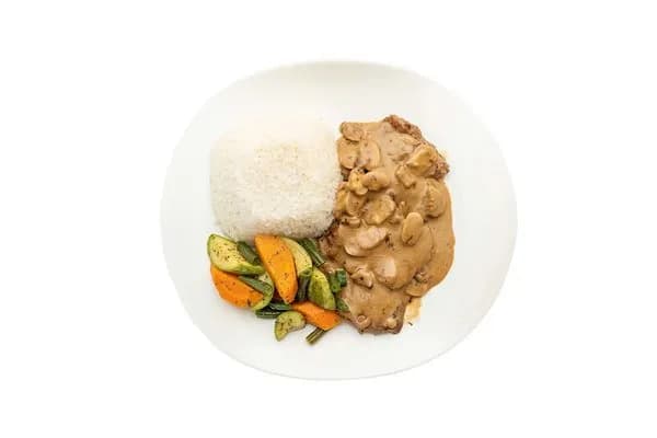 Piccata with Mushroom Sauce