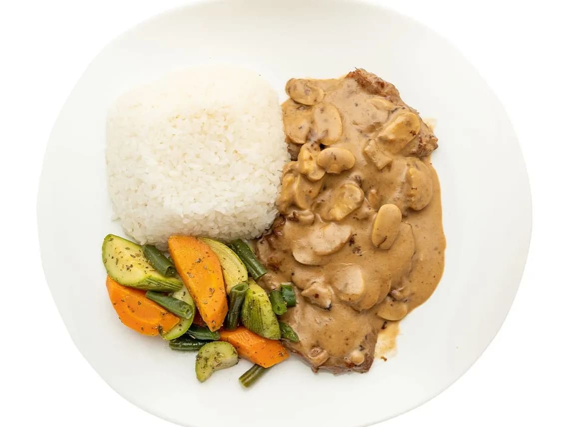Mushroom Piccata Meal