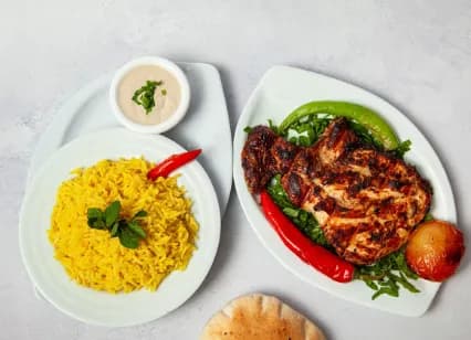 ربع فرخة مشوية ورك