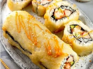 Fried Shrimp Rolls with Cheddar Cheese