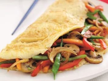 Vegetables Omelette