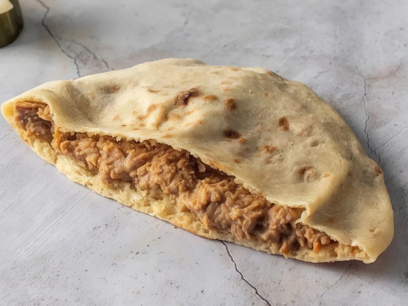 Foul With Hummus Sandwich