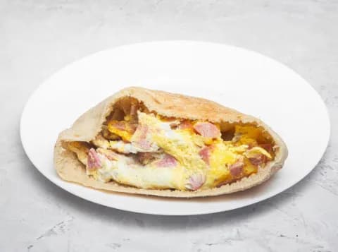Sausage Omelette Sandwich