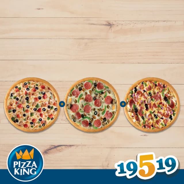 Buy 3 Medium Pizza 3