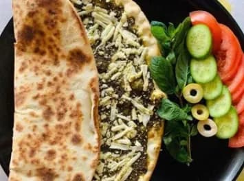 Zaatar & Halloum Manousheh