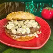 Mushrooms Beef Burger