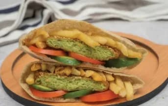 Potato Falafel Sandwich