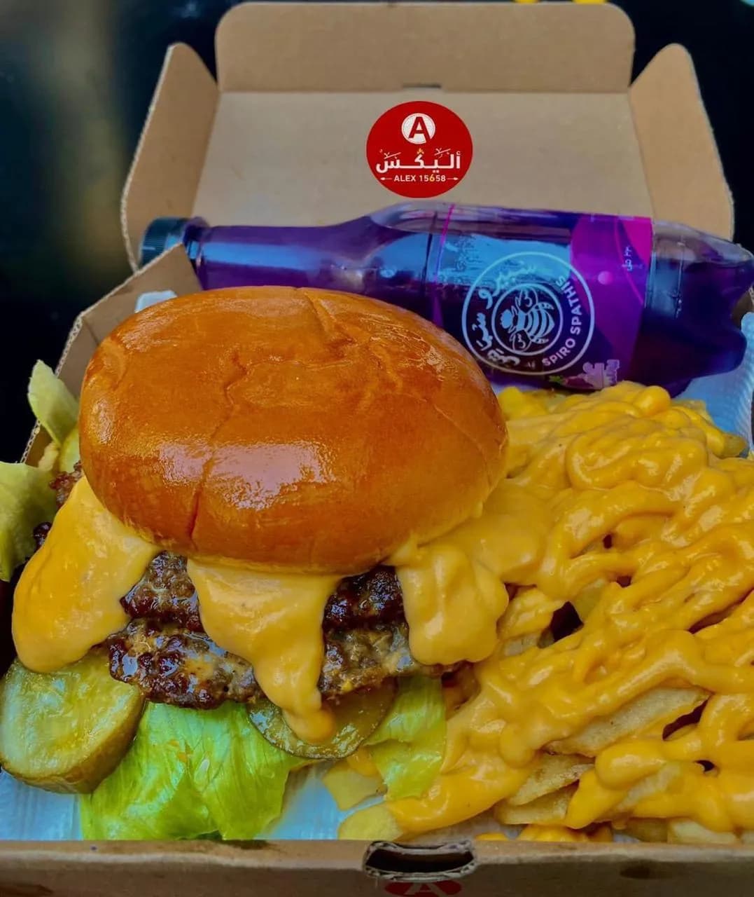 Double Smash Burger + Fries