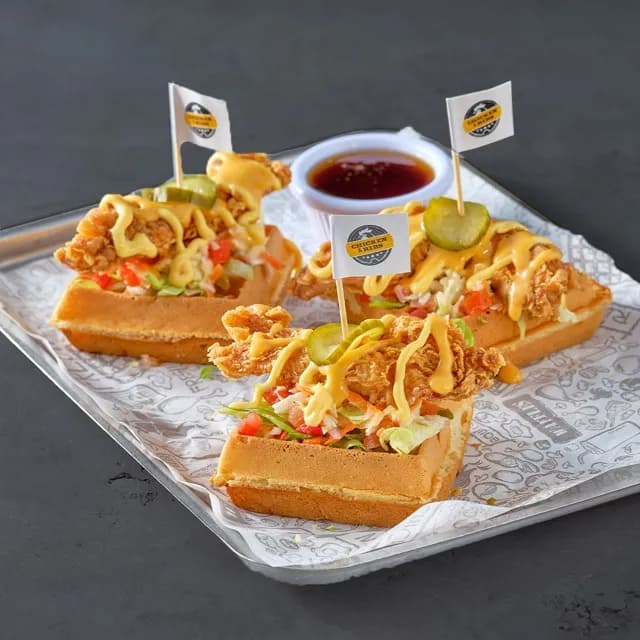 Chicken & Waffles Sliders