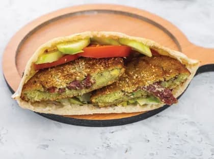 Falafel Pastrami Sandwich