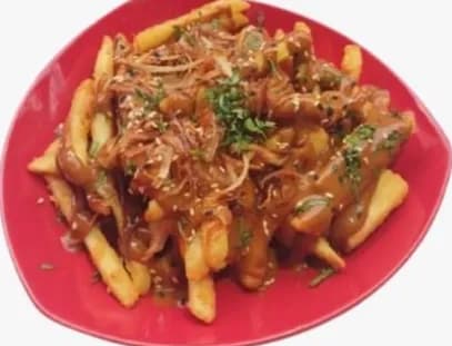 بطاطس مقليه بصوص الترياكي مايونيز