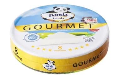 Panda Natural Single Triangle Cheese 8 Pieces 100g