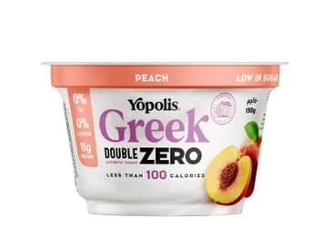 Yopolis Double Zero Peach Yogurt 150g