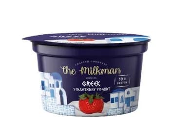 Milkman Greek Yogurt with Strawberry Pieces 170g