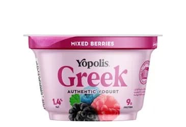 Yopolis Greek Yogurt Mixed Berries 150g
