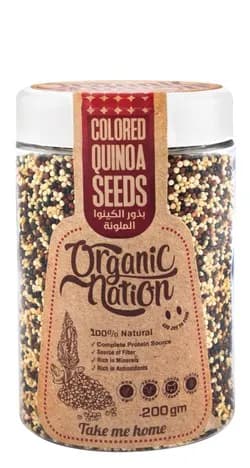 Organic Nation Colored Quinoa Seeds 200g