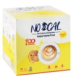 Diet Sugar 100 packet sweetener 2 spoons of Nocal