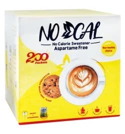 Diet Sugar 200 packet sweetener 2 spoons of Nocal