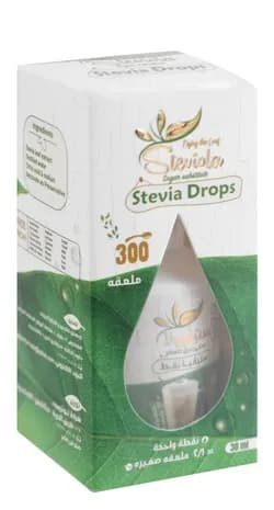 30 ml Drops of Sweetener, Half a Spoon of Steviola