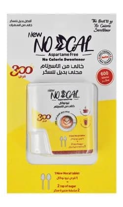Diet Sugar 300 Tablets Sweetener 2 Spoons from Nocal