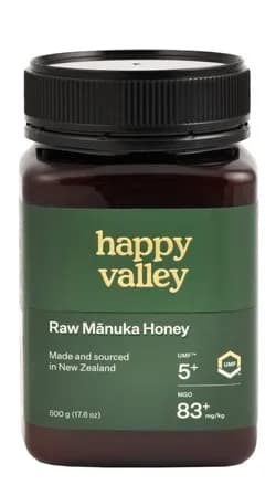 Happy Valley Manuka Honey 83% 500g