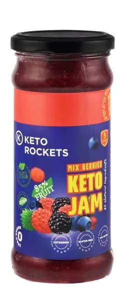 Keto Rockets Raspberry Jam 350g
