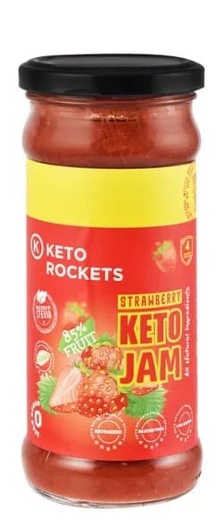 Keto Rockets Strawberry Jam 350g