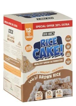 Balance Brown Rice Cakes Unflavored 10 Pieces