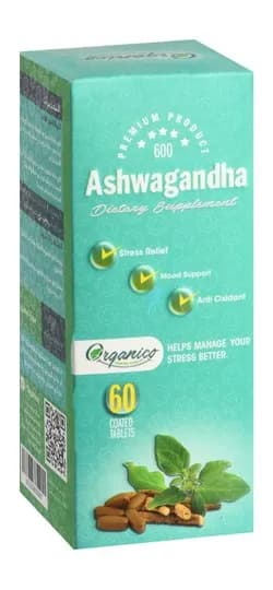 Ashwagandha 600 ml 60 Tablets from Organico