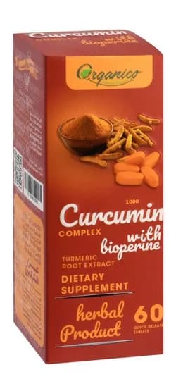 Curcumin 60 Tablets from Organico