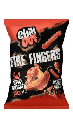 Chill Out Fire Finger Puffs Hot Chicken Flavor 60g